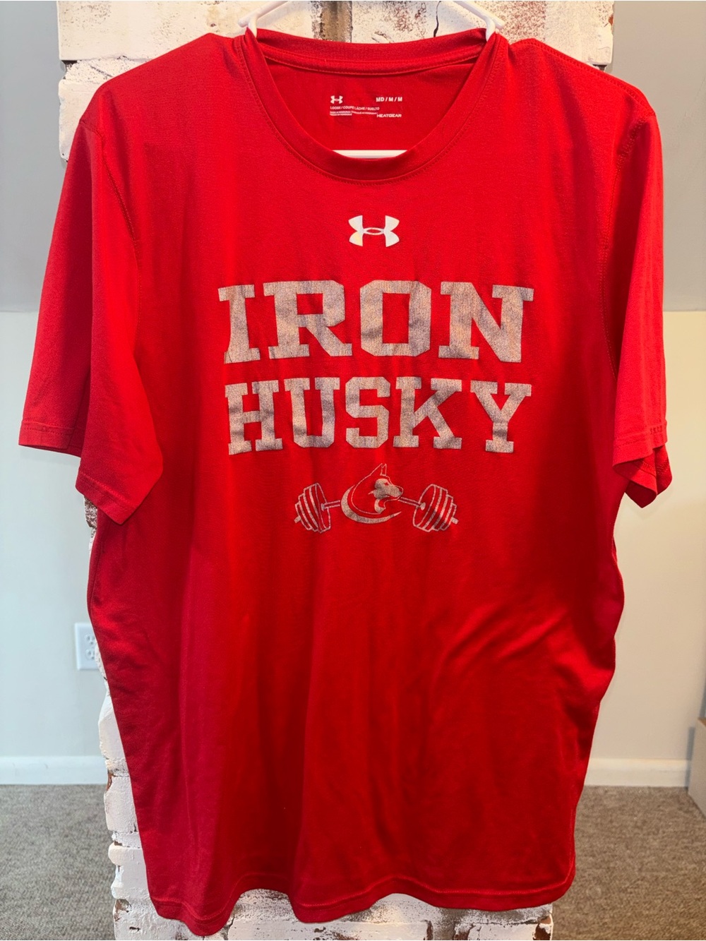 Under Armour Red Iron Husky Graphic Performance Tee